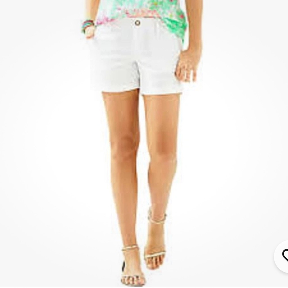 NWT Lilly Pulitzer Callahan Shorts – Resort White - Size 14.